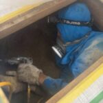 シロアリ駆除工事 床下へ