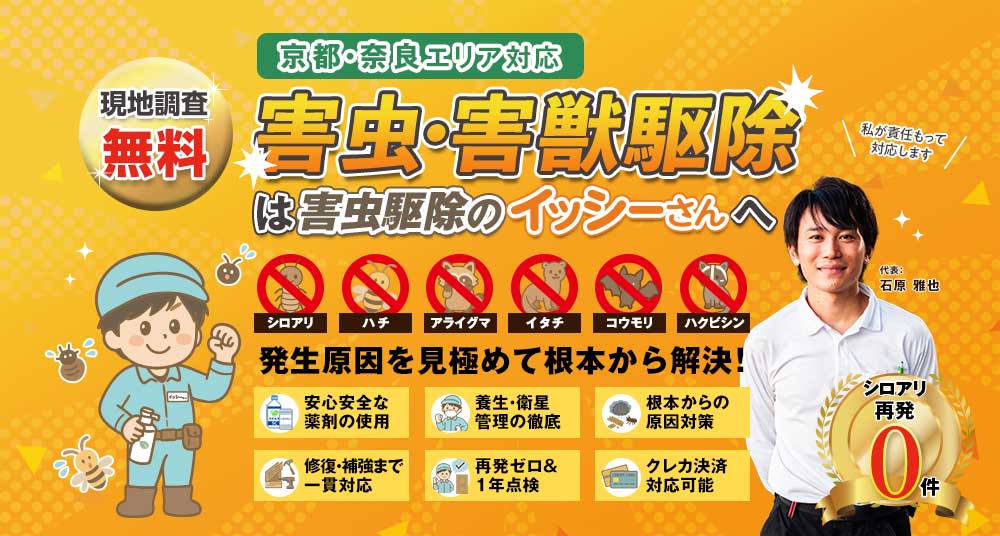 害虫駆除のイッシーさん