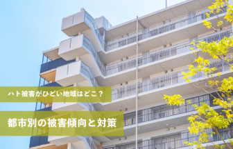 ハト被害がひどい地域はどこ？都市別の被害傾向と対策