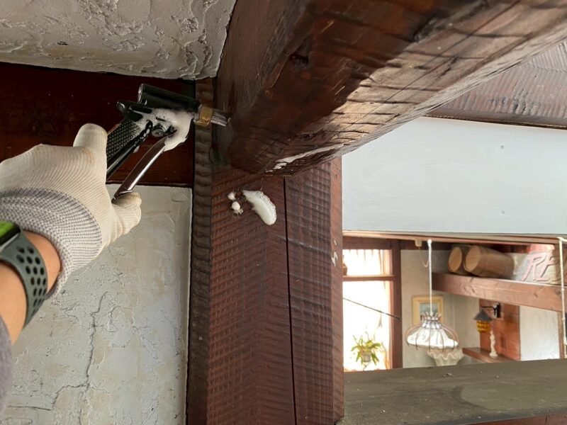 浜松市の喫茶店にてシロアリ駆除工事〈床下のないご住宅での施工〉の施工後写真